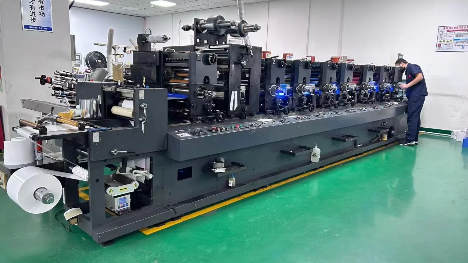 8-color full rotary printing machine
